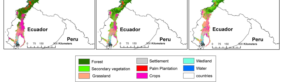 Deforestation Western Ecuador Moist Forests 2002-2015