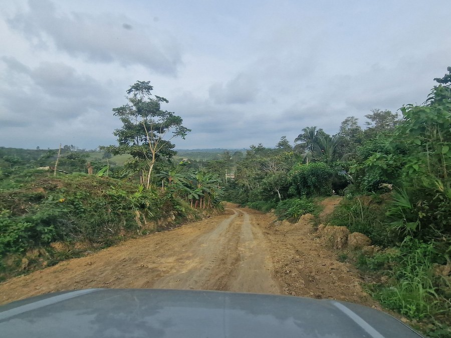 Roads in Esmeraldas Ecuador